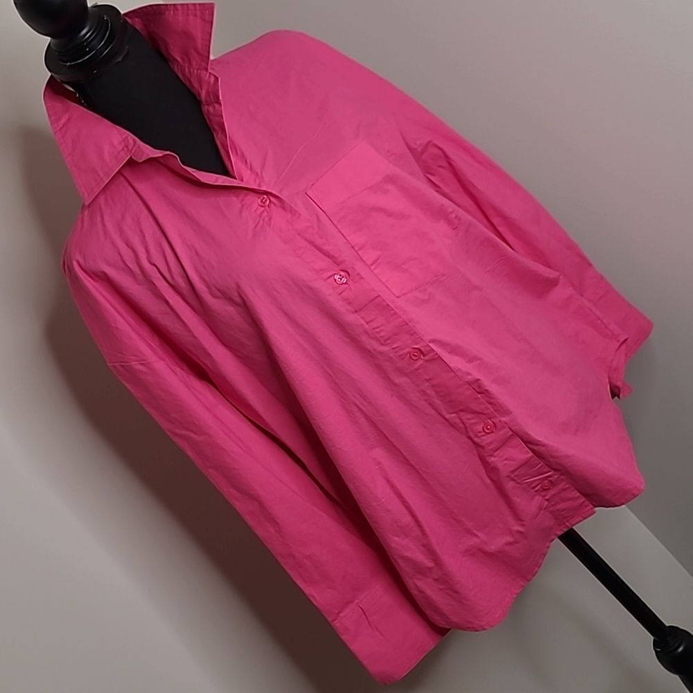 Spoon jeans sz S button front collared shirt